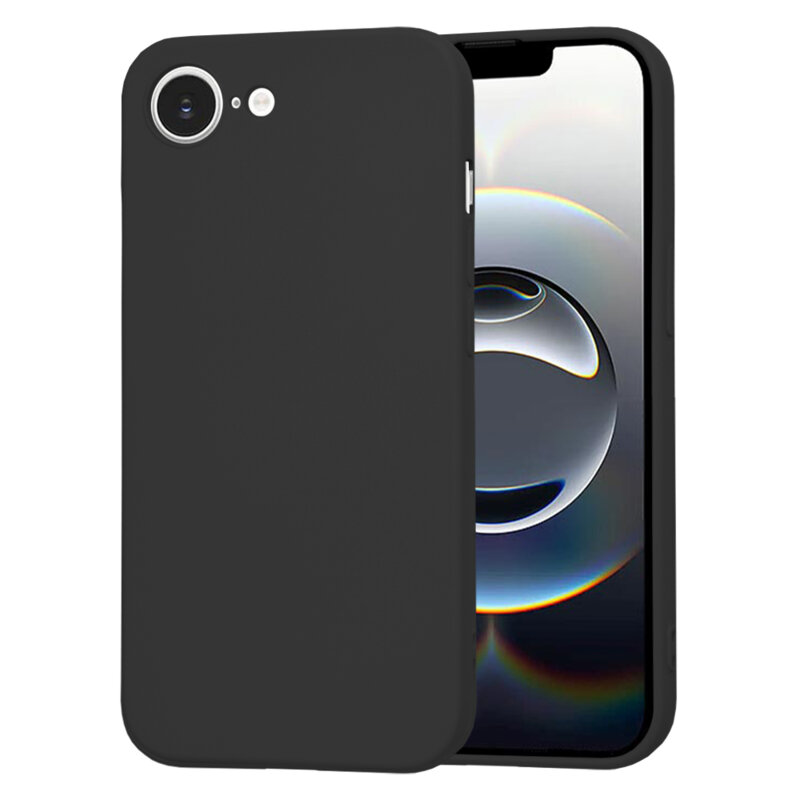 Husa silicon iPhone 16e Techsuit SoftFlex, negru