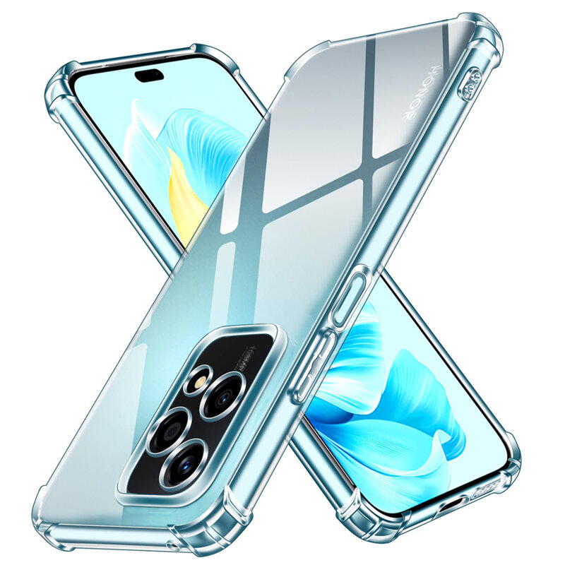 Husa Honor 200 Lite Techsuit Shockproof Clear Silicone, transparenta