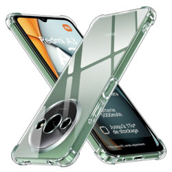 Husa Xiaomi Redmi A3x Techsuit Shockproof Clear Silicone, transparenta