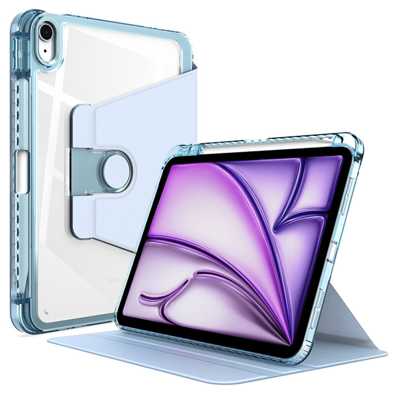 Husa iPad Air 13 (2024) Techsuit Crystal Vision, bleu