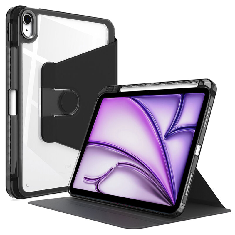 Husa iPad Air 13 (2024) Techsuit Crystal Vision, negru