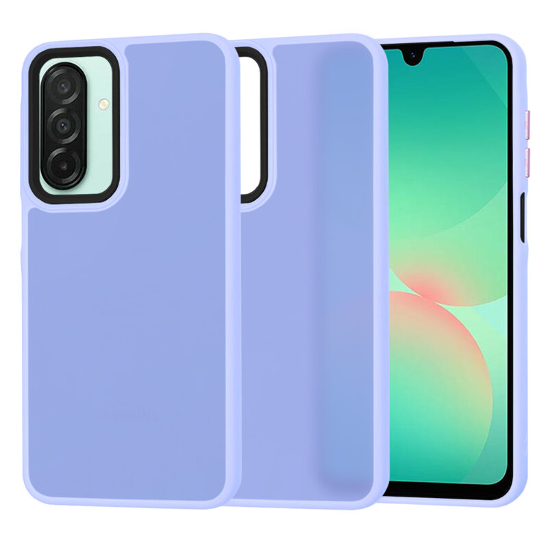 Husa Samsung Galaxy A26 5G Techsuit HaloFrost Series, mov deschis