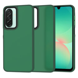Husa Samsung Galaxy A26 5G Techsuit HaloFrost Series, verde inchis