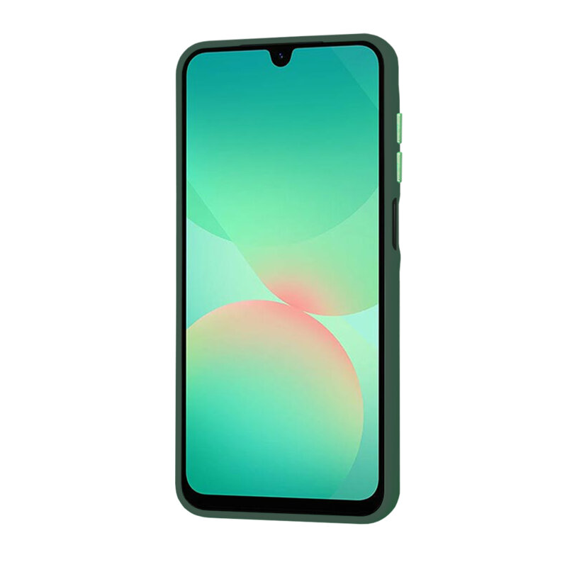 Husa Samsung Galaxy A26 5G Techsuit HaloFrost Series, verde inchis