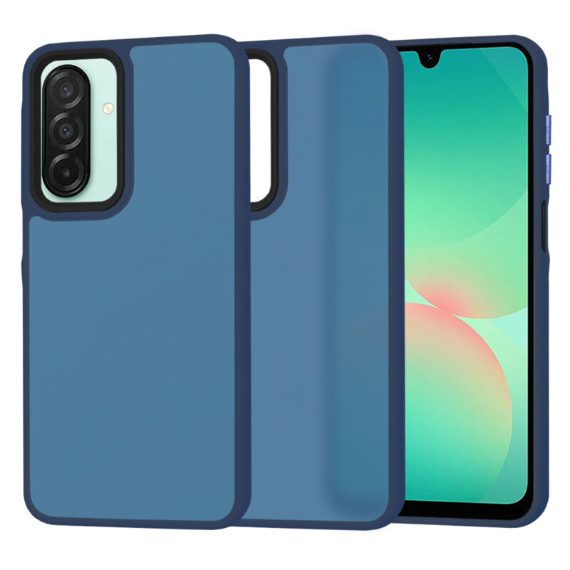 Husa Samsung Galaxy A26 5G Techsuit HaloFrost Series, bleumarin