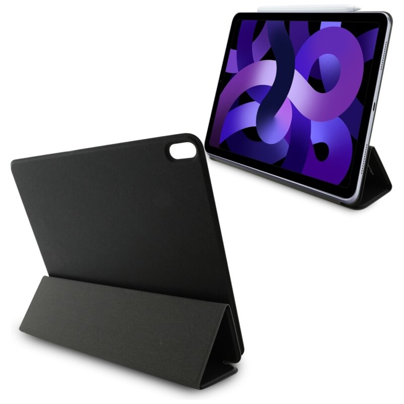 Husa iPad Air 13 (2025) Karl Lagerfeld Saffiano Magnetic Karl &Choupette, negru