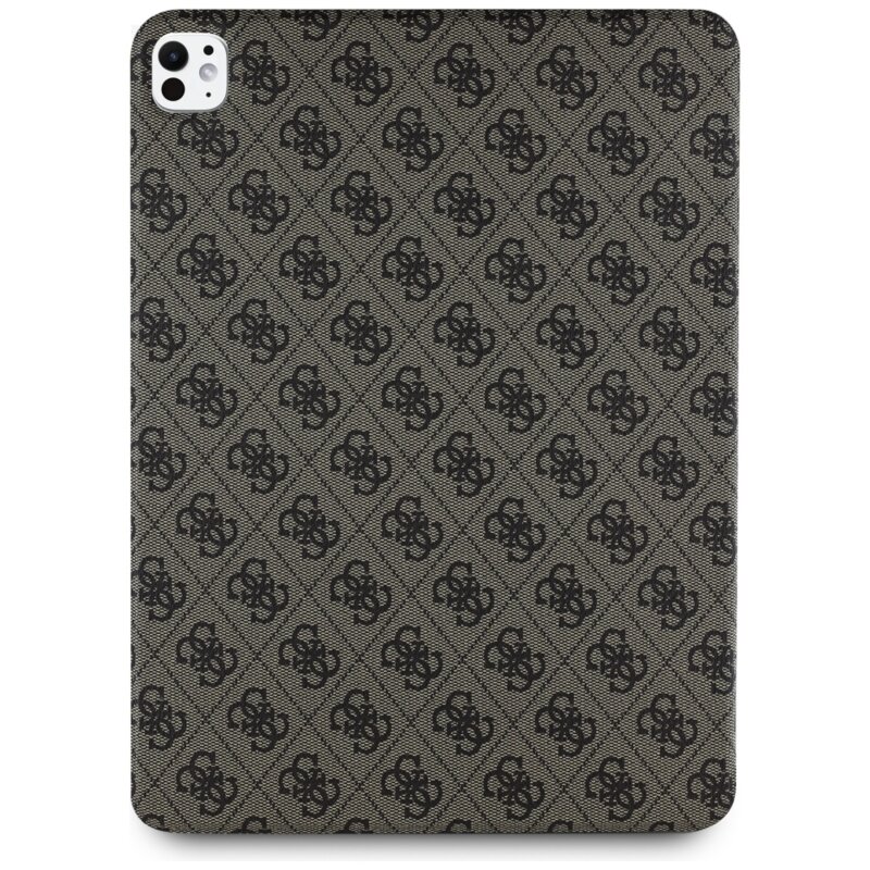 Husa iPad Air 13 (2025) Guess Magnetic 4G Big Logo, maro
