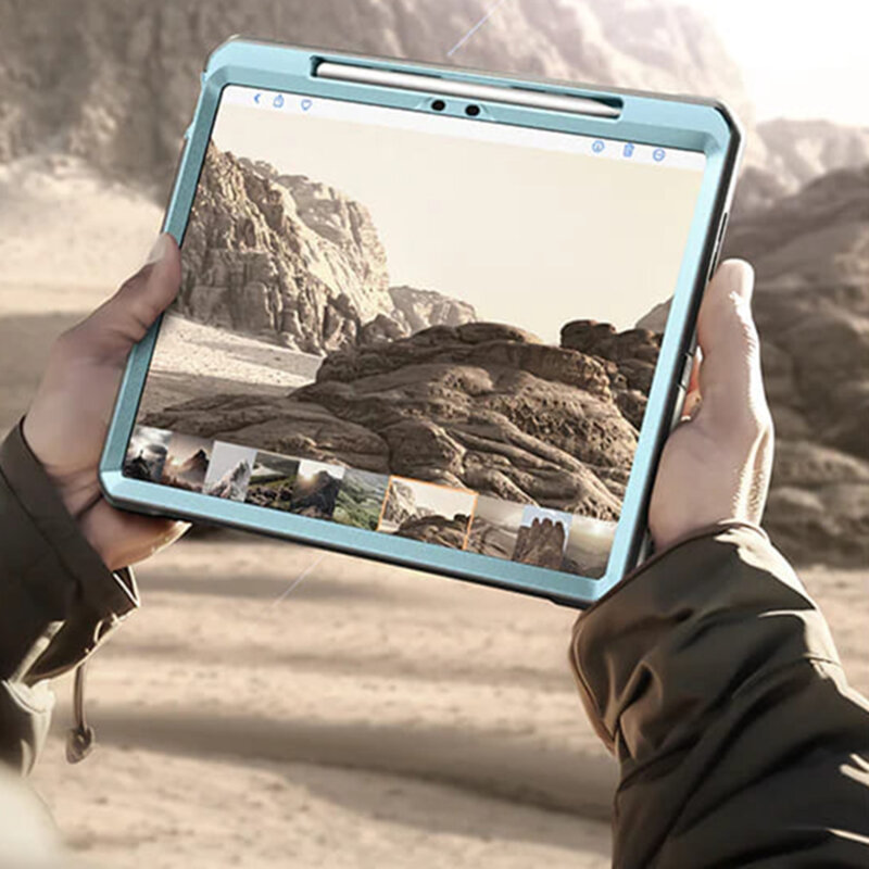 Husa iPad Air 13 (2025) Supcase Unicorn Beetle Pro, albastru