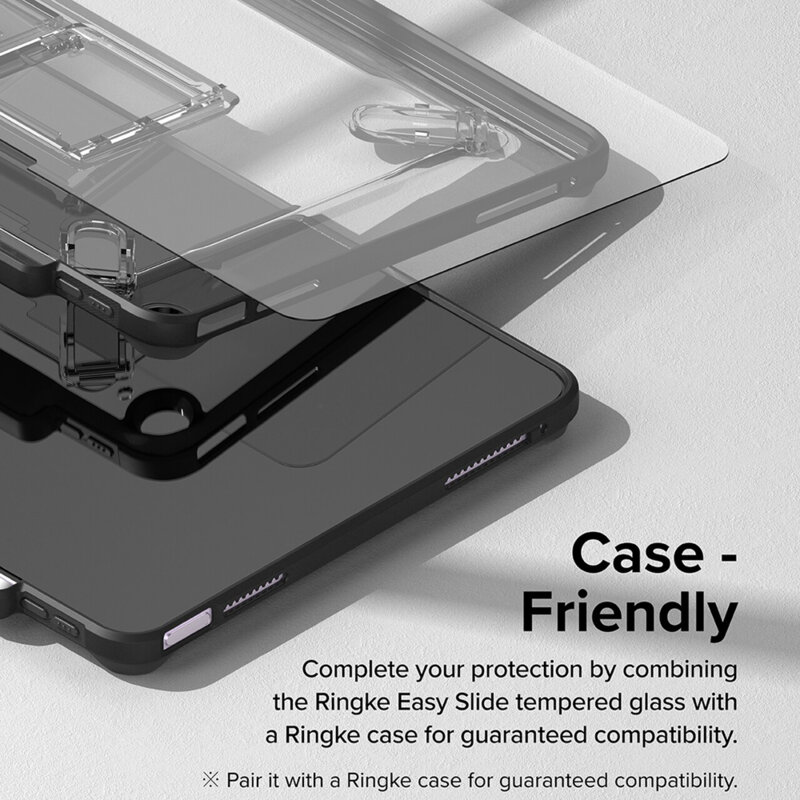 Folie sticla iPad Air 13 (2025) Ringke Easy Slide Tempered Glass, transparenta