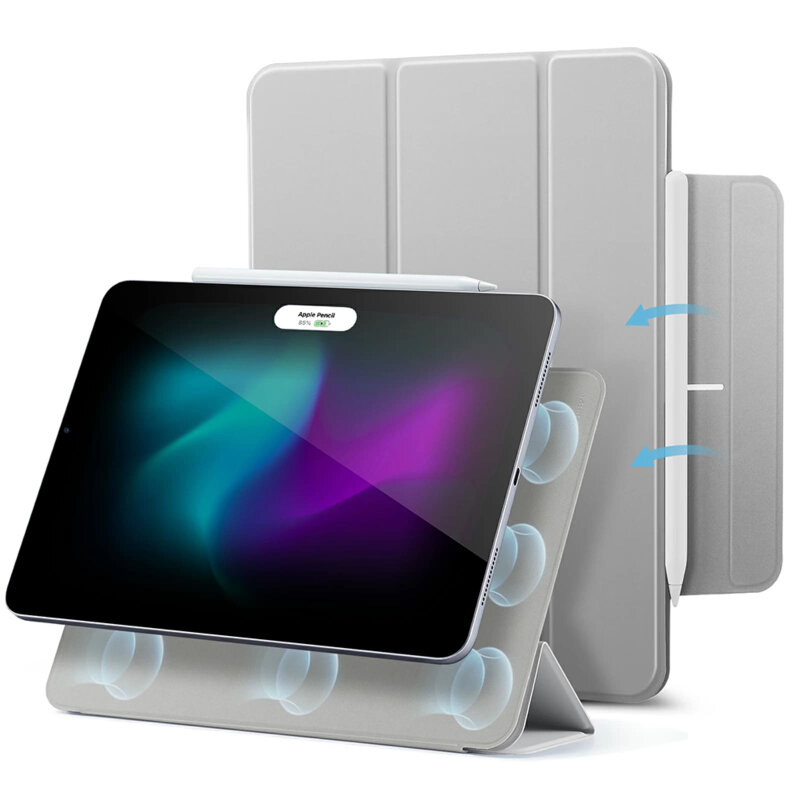 Husa iPad Air 13 (2025) ESR Rebound Magnetic, gri