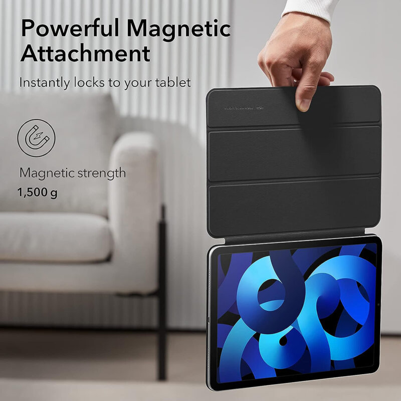 Husa iPad Air 13 (2025) ESR Rebound Magnetic, albastru