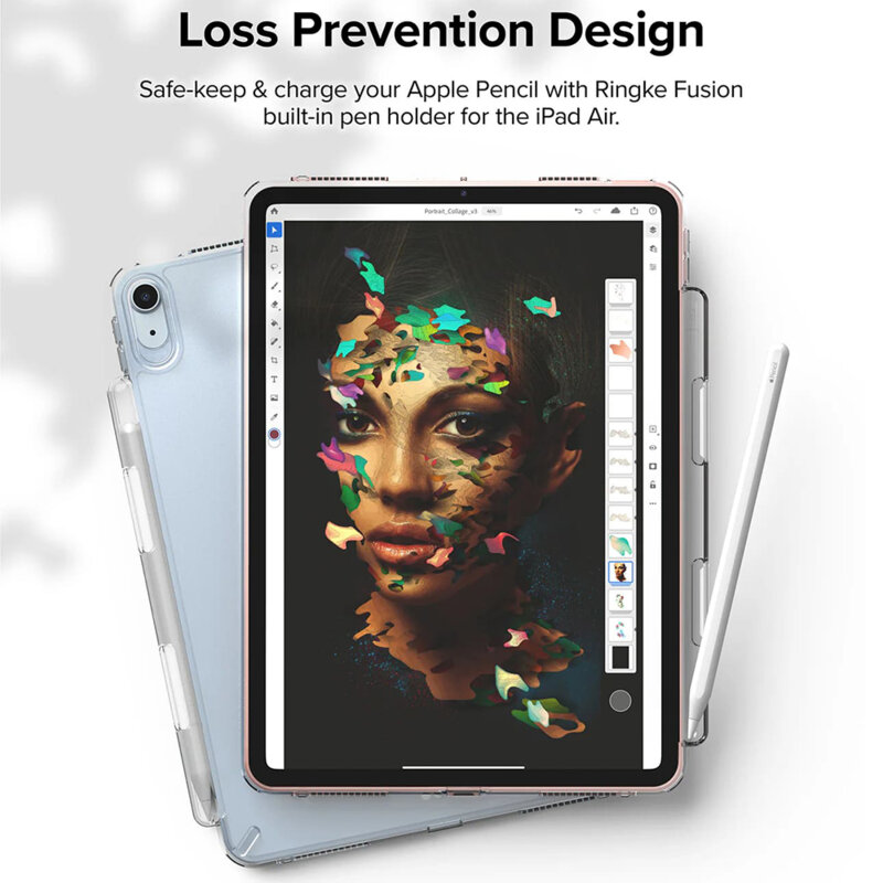 Husa iPad Air 11 (2025) Ringke Fusion, transparenta