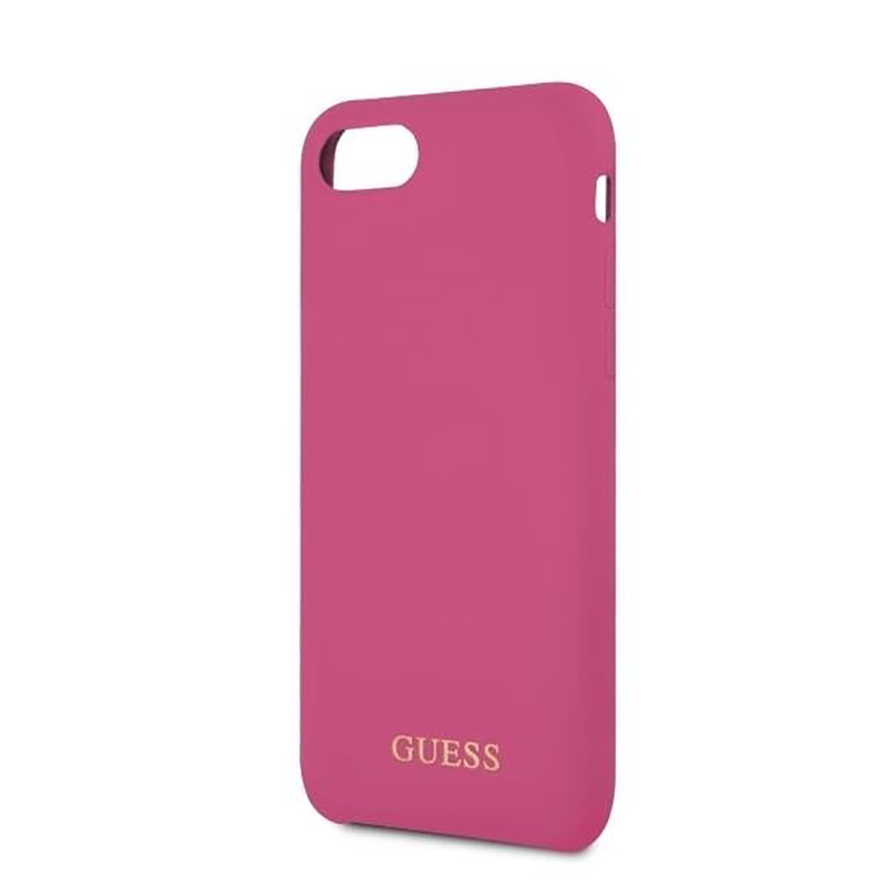Bumper iPhone 7 Guess Silicone - Pink GUHCI8LSGLPI