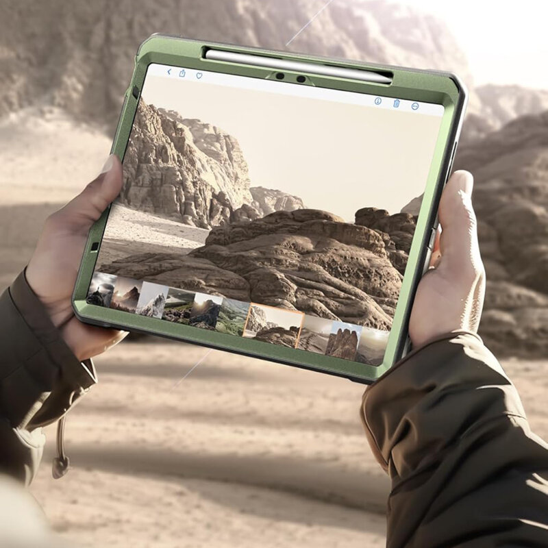 Husa iPad Air 11 (2025) Supcase Unicorn Beetle Pro, verde