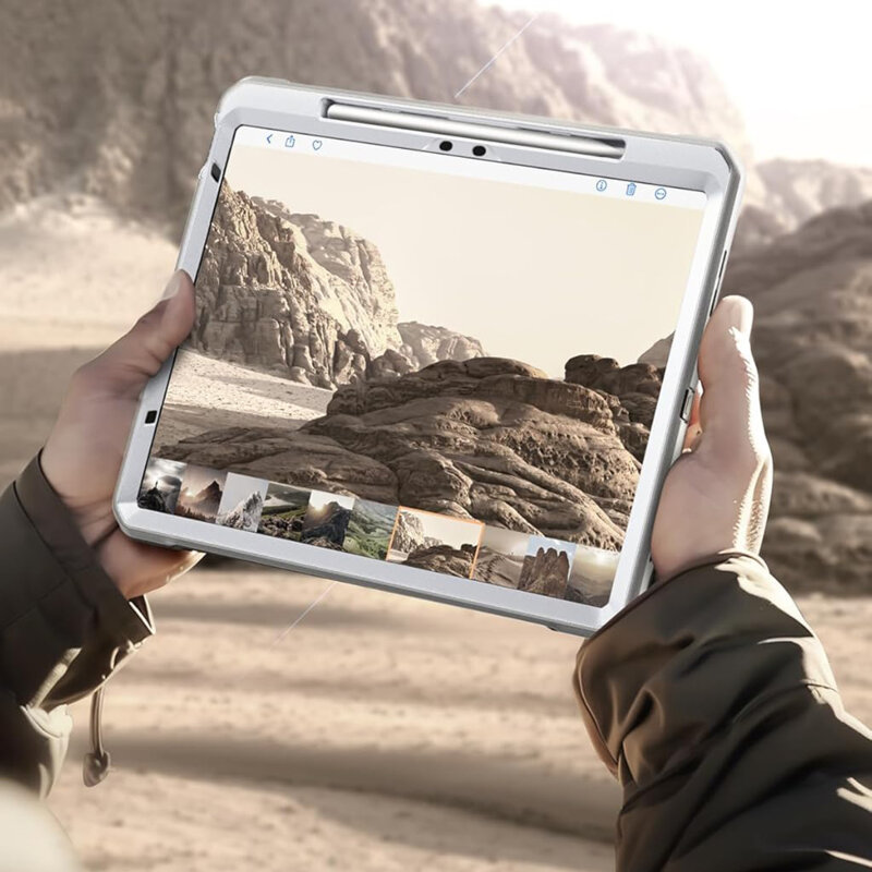 Husa iPad Air 11 (2025) Supcase Unicorn Beetle Pro, alb