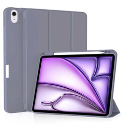 Husa iPad Air 11 (2025) Techsuit Flex Trifold Pen, mov
