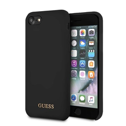 Bumper iPhone 7 Guess Silicone - Black GUHCI8LSGLBK