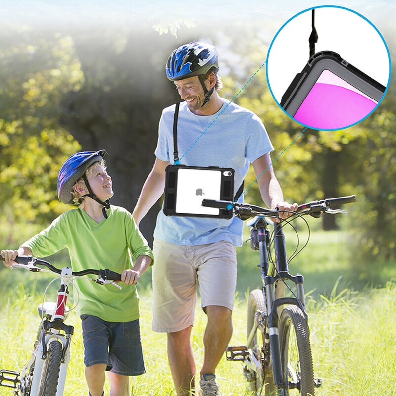 Husa 360 iPad 11 (2025) ShellBox Waterproof IP68, negru