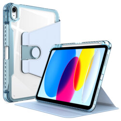 Husa iPad 11 (2025) Techsuit Crystal Vision, bleu