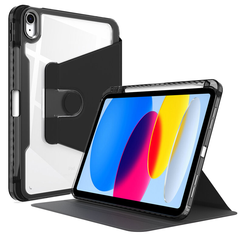 Husa iPad 11 (2025) Techsuit Crystal Vision, negru