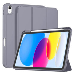 Husa iPad 11 (2025) Techsuit Flex Trifold Pen, mov