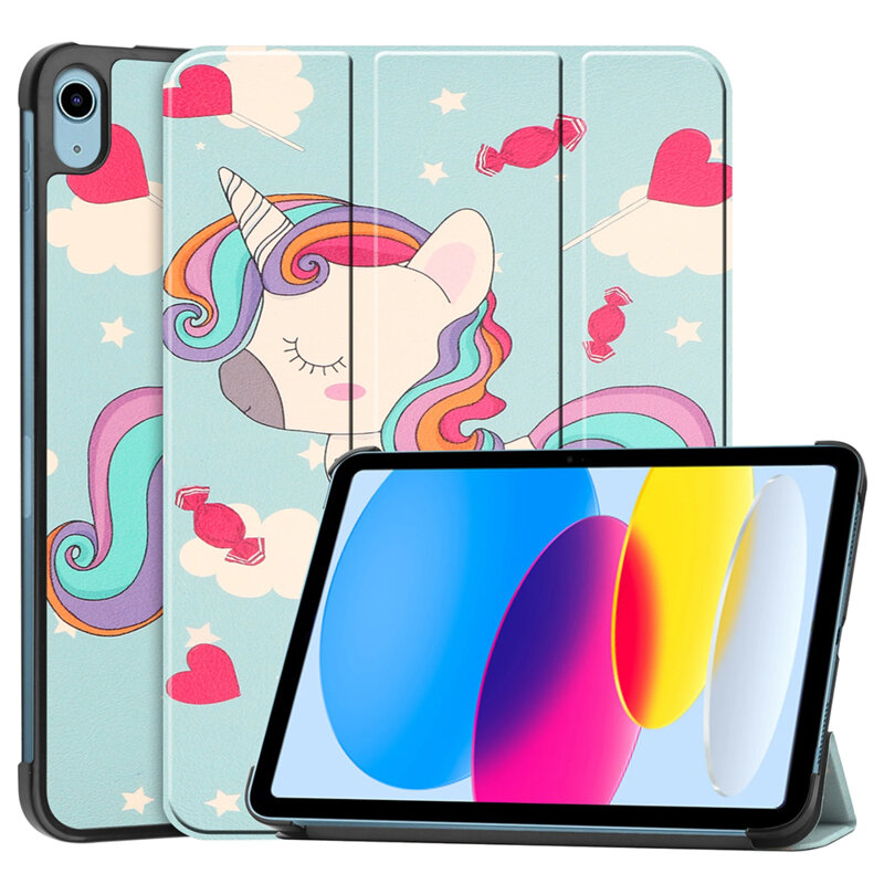 Husa iPad 11 (2025) Techsuit FoldPro, Unicorn
