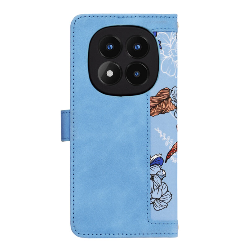 Husa personalizata fete Xiaomi Redmi Note 14 Pro 4G Techsuit FlipCraft, bleu