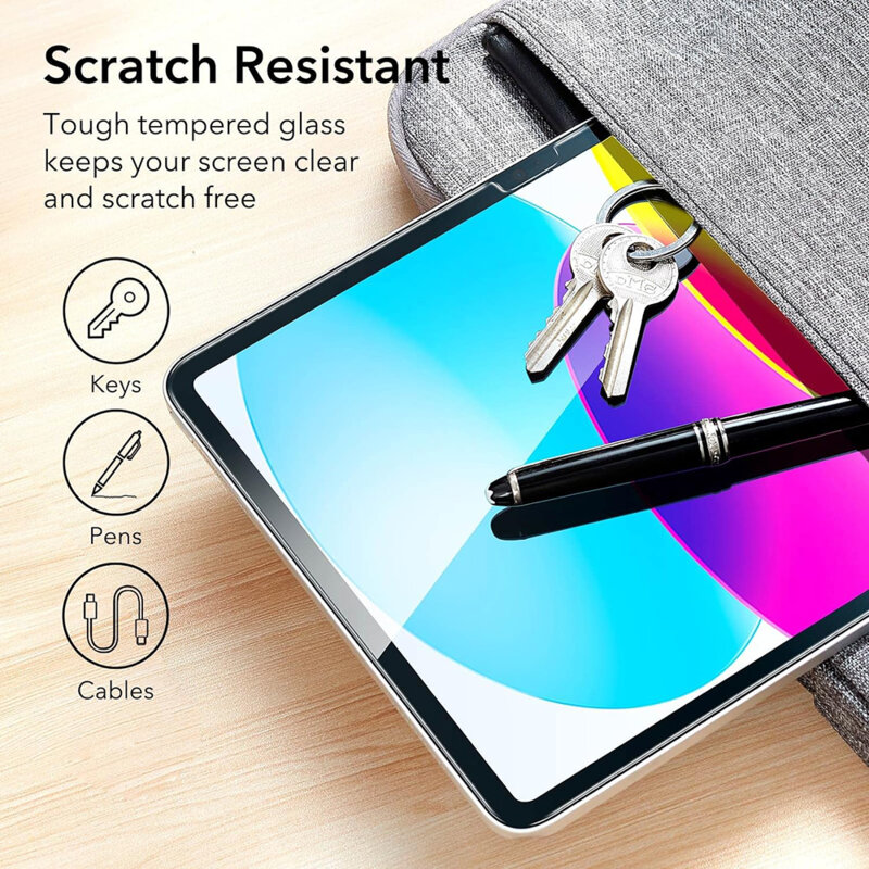 [Pachet 2x] Folie sticla iPad 11 (2025) ESR Tempered Glass 9H, transparenta