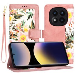Husa personalizata fete Xiaomi Redmi Note 14 Pro 4G Techsuit FlipCraft, roz