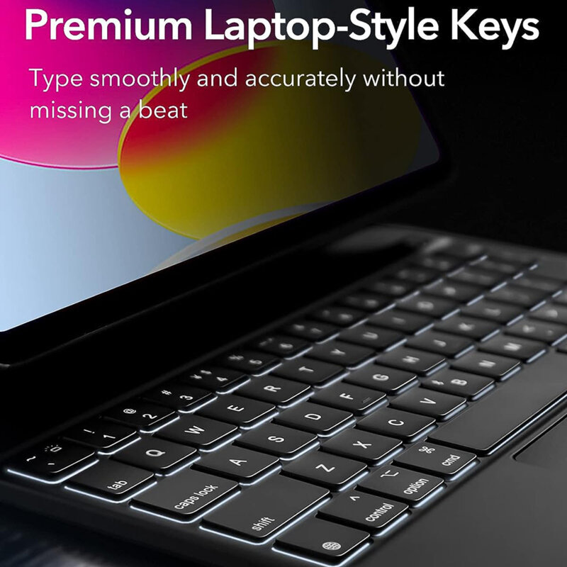 Husa + tastatura iPad 11 (2025) ESR Rebound Magnetic, negru