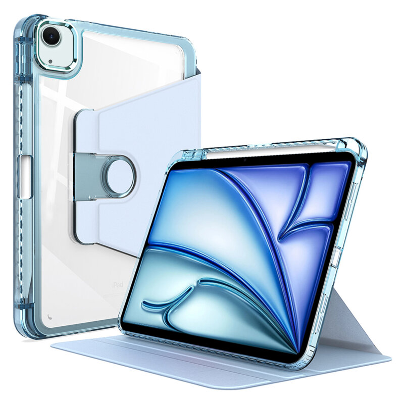 Husa iPad Air 11 (2024) Techsuit Crystal Vision, bleu