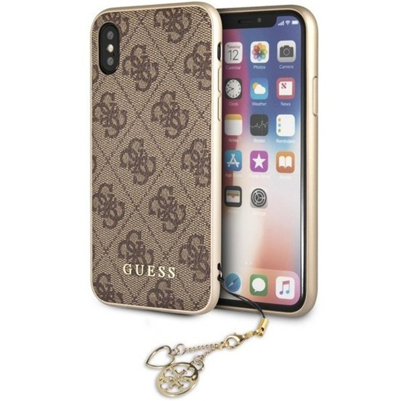 Bumper iPhone X, iPhone 10 Guess Charms Collection - Maro GUHCPXGF4GBR