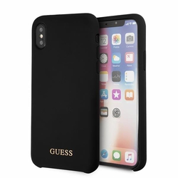 Bumper iPhone X, iPhone 10 Guess Silicone - Black GUHCPXLSGLBK