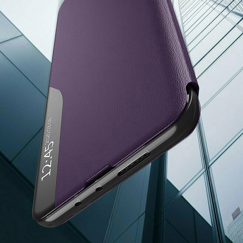 Husa Xiaomi Redmi Note 14 Pro 5G Eco Leather View flip tip carte, mov