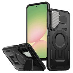Husa Samsung Galaxy A56 5G protectie camera Techsuit CamVault MagSafe, negru