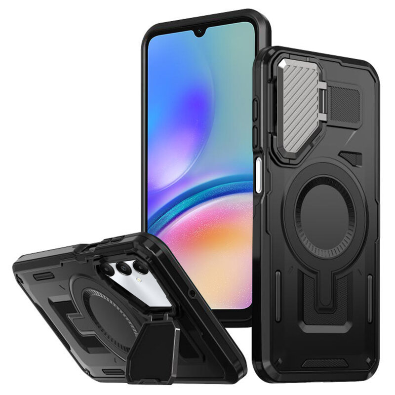 Husa Samsung Galaxy A05s protectie camera Techsuit CamVault MagSafe, negru