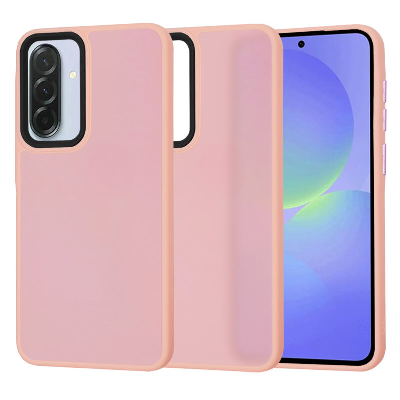 Husa Samsung Galaxy A36 5G Techsuit HaloFrost Series, roz
