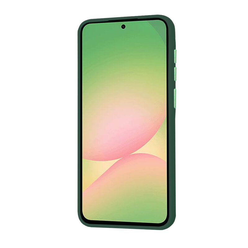 Husa Samsung Galaxy A56 5G Techsuit HaloFrost Series, verde inchis