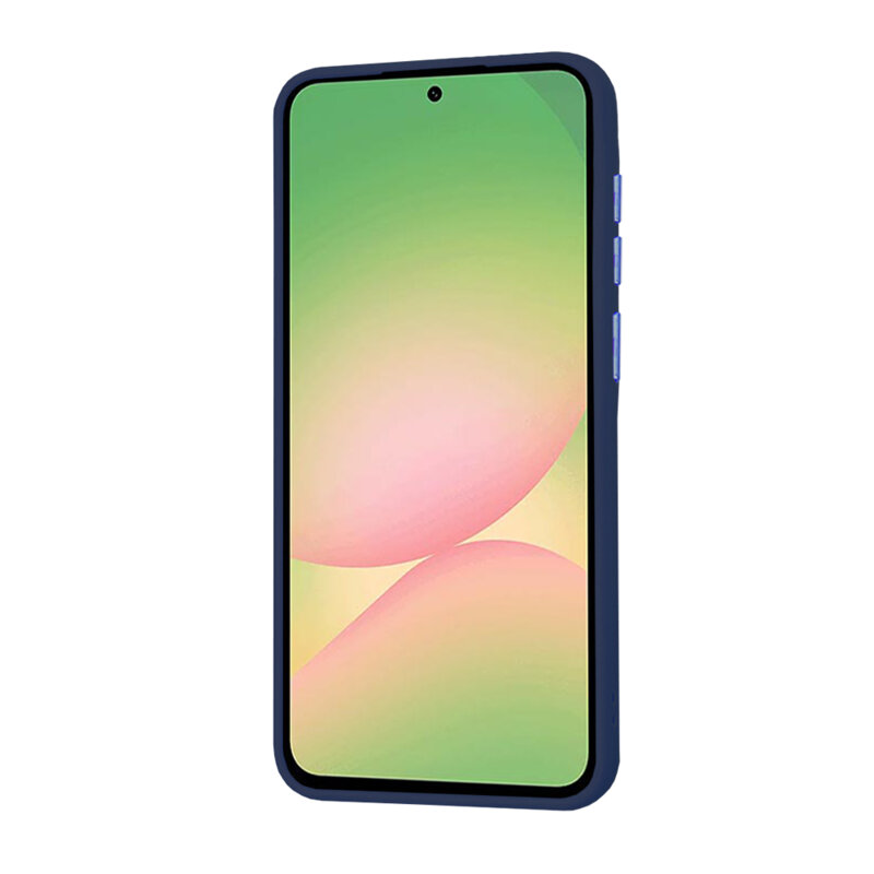 Husa Samsung Galaxy A56 5G Techsuit HaloFrost Series, bleumarin