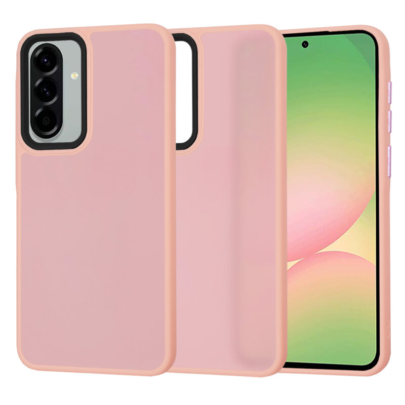 Husa Samsung Galaxy A56 5G Techsuit HaloFrost Series, roz