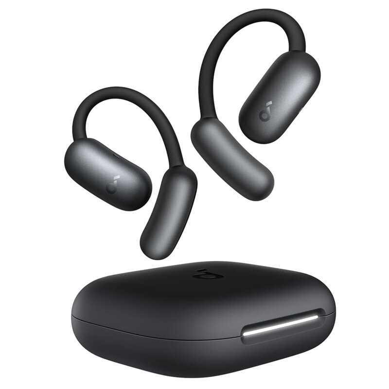 Casti wireless Bluetooth pentru sport Anker AeroFit 2, negru