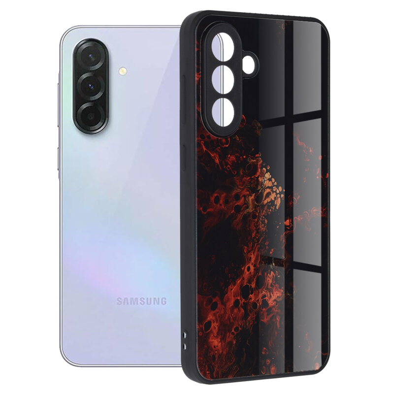 Husa Samsung Galaxy A36 5G Techsuit Glaze, Red Nebula