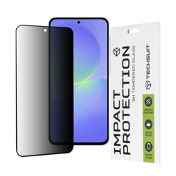 Folie sticla Samsung Galaxy A36 5G Techsuit 111D Privacy Full Glue, negru