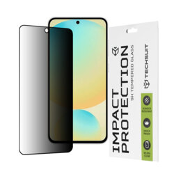 Folie sticla Samsung Galaxy A56 5G Techsuit 111D Privacy Full Glue, negru
