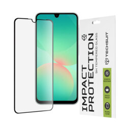 Folie sticla Samsung Galaxy A26 5G Techsuit 111D Full Glue Full Cover, negru