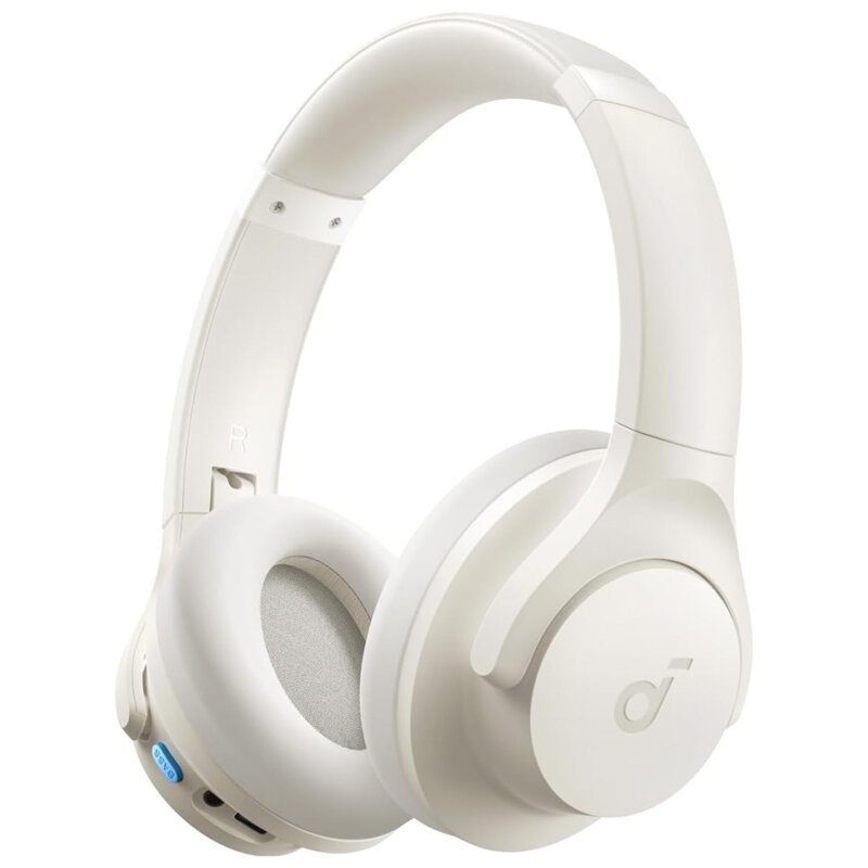 Casti wireless Bluetooth Hi-Res Anker SoundCore Life Q11i, alb