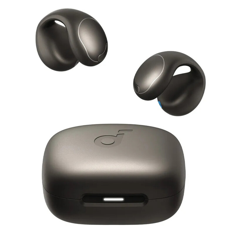 Casti wireless cu microfon, open-ear Anker C40i, negru