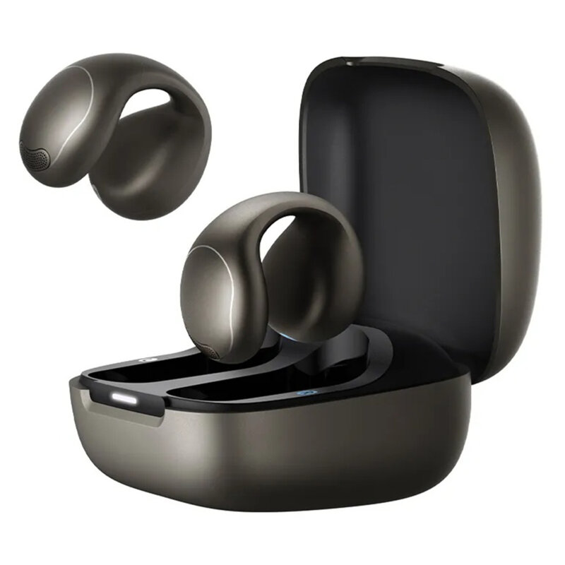 Casti wireless cu microfon, open-ear Anker C40i, negru