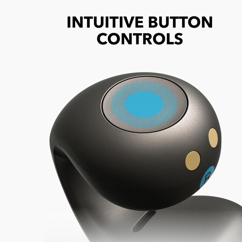 Casti wireless cu microfon, open-ear Anker C40i, negru