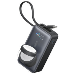 Baterie externa Apple MagSafe, 10000mAh Anker MagGo, negru